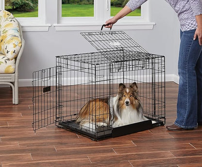 MidWest Homes for Pets Ovation Double Door Dog Crate, 30-Inch
