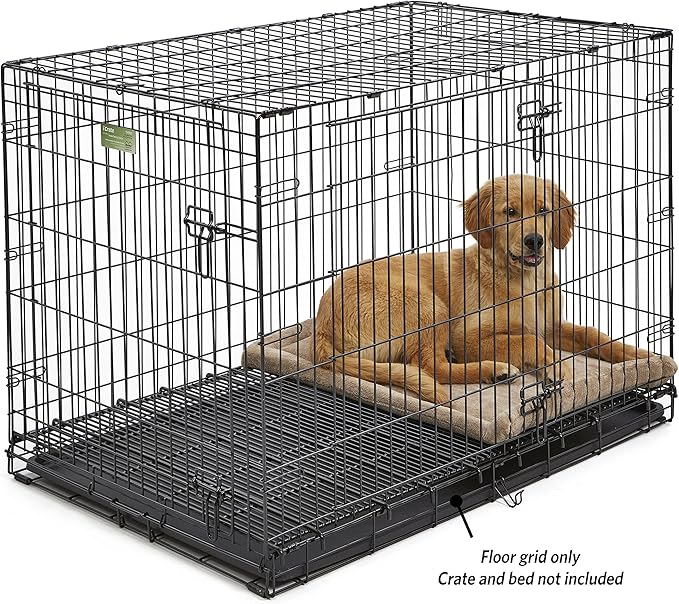 MidWest Homes for Pets Floor Grid for Dog Crate | Elevated Floor Grid Fits Midwest Folding Metal Dog Crate Models 1542U, 1542DDU, 1642U, 1642DDU, 742UP, 442, 442DD