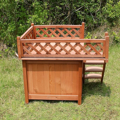 Merry Pet MPS002 Wood Room with a View Pet House